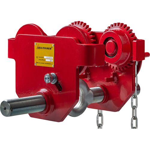 Delta Hoisting Delta Rot Haspelfahrwerk Tragkraft 3,0t Handkette 5,5m