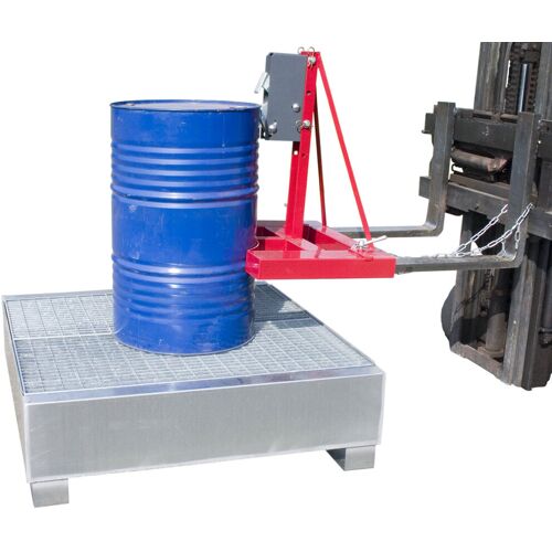 Manuvit Automatische Fasszange für 1 Metall und Kunststofffass Tragkraft bis 1000kg