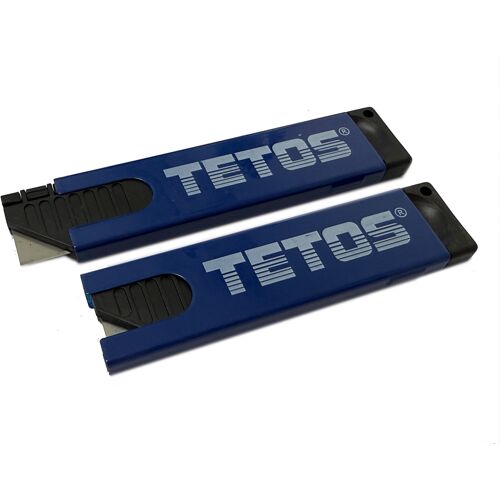 qteck Cuttermesser Sicherheitsmesser mit federbelastetem Klingenschutz 20 Stück