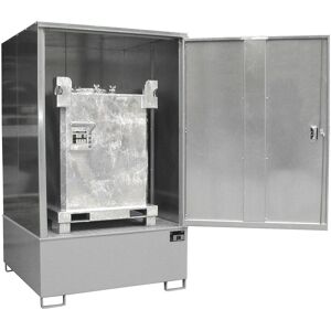 Bauer Gefahrstoff-Schrank GS-4, abschließbar, für max. 1x1000l IPC, Mausgrau