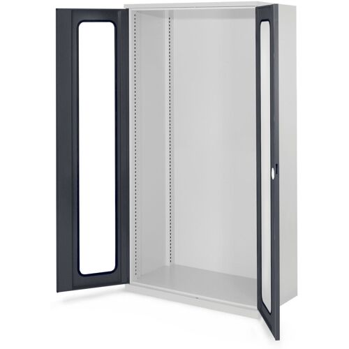 Kappes Systeme Kappes Schwerlastschränke ohne Mitteltrennwand 1950x1000x600mm Modell 40 Sichtfenstertüren anthrazitgrau