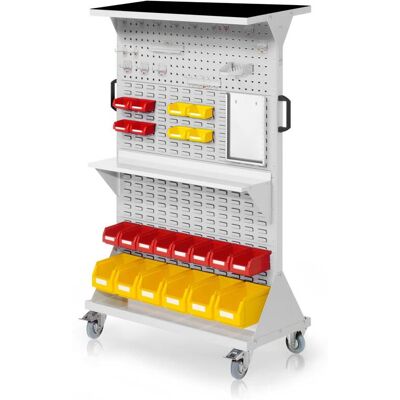 Kappes Systeme Kappes RasterMobil® mobiler Arbeitsplatzschrank Größe #4 1580x1000x500mm 2x Lochplatte 6x Schlitzplatte 47-teilig mit Auflageboden inkl. Riffelgummimatte lichtgrau Kappes Systeme Kappes RasterMobil® mobiler Arbeitsplatzschrank Größe #4 1580x1000x500mm 2x Lochplatte 6x Schlitzplatte 47-teilig mit Auflageboden inkl. Riffelgummimatte lichtgrau