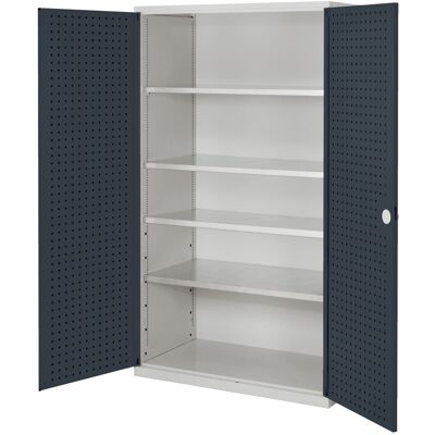 Kappes Systeme Kappes ®RasterPlan Großvolumenschränke 1950x1130x590mm Lochplattentüren Modell 1 anthrazitgrau Kappes Systeme Kappes ®RasterPlan Großvolumenschränke 1950x1130x590mm Lochplattentüren Modell 1 anthrazitgrau