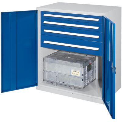 Kappes Systeme Kappes Schwerlast-Beistellschränke ohne Mitteltrennwand 1110x1000x600mm Modell 62 Vollblechtüren enzianblau Kappes Systeme Kappes Schwerlast-Beistellschränke ohne Mitteltrennwand 1110x1000x600mm Modell 62 Vollblechtüren enzianblau