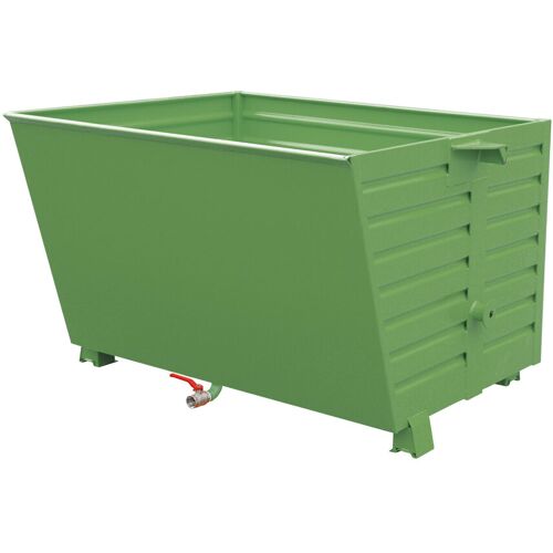 Bauer Späne-Stapelkipper BSS 150, lackiert, Resedagrün