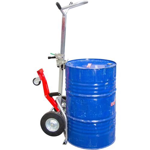 Manuvit Fasskarre für Metall- und Kunststofffässer mit Rand ohne Winde Tragkraft 350kg