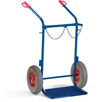 Rollcart Stahlflaschenkarre 200kg Traglast für 2 Flaschen - cart Rollcart Stahlflaschenkarre 200kg Traglast für 2 Flaschen - cart