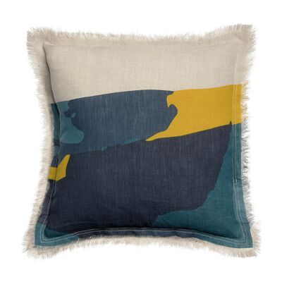 Vivaraise Zeff Naia Blaue Kissenhülle - 45x45 cm Vivaraise Zeff Naia Blaue Kissenhülle - 45x45 cm
