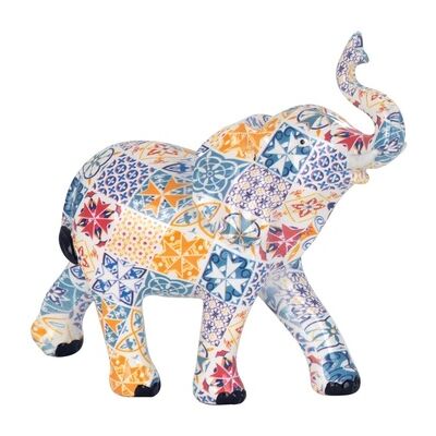 Signes Grimalt - Hydraulic Elephant L - Blau - Statuette Signes Grimalt - Hydraulic Elephant L - Blau - Statuette