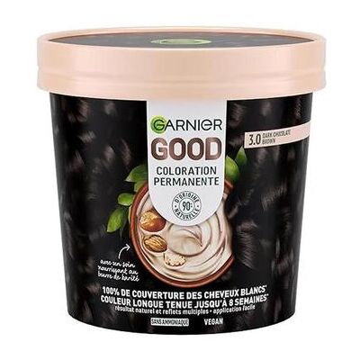 Garnier - Gute Permanente Färbung - 3.0 Dunkel Schokoladenbraun - Haarfärbekit Garnier - Gute Permanente Färbung - 3.0 Dunkel Schokoladenbraun - Haarfärbekit