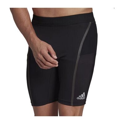 Adidas H58572 Schwarze Laufhose - Herren-Sportbekleidung Adidas H58572 Schwarze Laufhose - Herren-Sportbekleidung