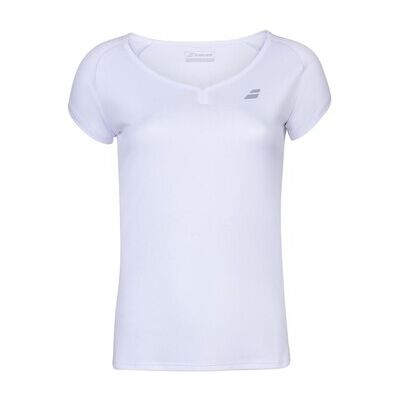Babolat Damen Play T-Shirt Weiß Größe L - T-Shirt Babolat Damen Play T-Shirt Weiß Größe L - T-Shirt