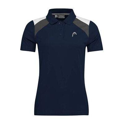 Head Damen Poloshirt Navy/Blau - Damen Polo - Ganzjährig Sportlich Head Damen Poloshirt Navy/Blau - Damen Polo - Ganzjährig Sportlich