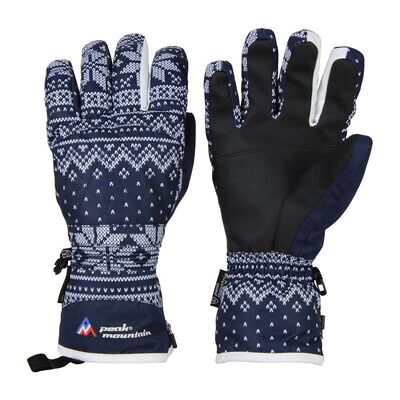Peak Mountain Minogue Handschuhe - Blau - S/M Peak Mountain Minogue Handschuhe - Blau - S/M