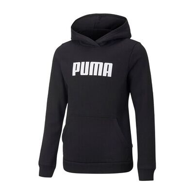 Puma Kinder Unisex Essentials Voll-länge Jugend Hoodie - Schwarz - Größe 7-8J Puma Kinder Unisex Essentials Voll-länge Jugend Hoodie - Schwarz - Größe 7-8J