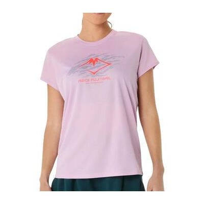 ASICS Damen T-Shirt FUJITRAIL LOGO SS TOP - Female - LIGHT UBE - S ASICS Damen T-Shirt FUJITRAIL LOGO SS TOP - Female - LIGHT UBE - S