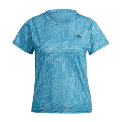 adidas Run Icons 3 Streifen Logo T-Shirt - Türkis - Laufen adidas Run Icons 3 Streifen Logo T-Shirt - Türkis - Laufen