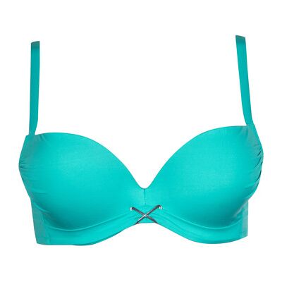 Lisca Bikini Ober- Und Unterteile Push-Up-Badeanzug-Oberteil Gran Canaria Grün Fr 38c Female Lisca Bikini Ober- Und Unterteile Push-Up-Badeanzug-Oberteil Gran Canaria Grün Fr 38c Female