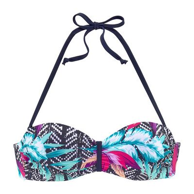 Lascana Bikini Ober- Und Unterteile Bandeau-Oberteil Jane Navy Blau Fr 42c Female Lascana Bikini Ober- Und Unterteile Bandeau-Oberteil Jane Navy Blau Fr 42c Female