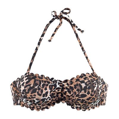 Lascana Bikini Ober- Und Unterteile Lexa Bügel-Badeanzug Top Mit Bandeau Fr 42b;Fr 44b Female Lascana Bikini Ober- Und Unterteile Lexa Bügel-Badeanzug Top Mit Bandeau Fr 42b;Fr 44b Female