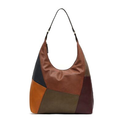 Misako Umhängetasche Popu Hobo-Tasche Mit Patchwork-Muster Einheitsgrösse Female Misako Umhängetasche Popu Hobo-Tasche Mit Patchwork-Muster Einheitsgrösse Female