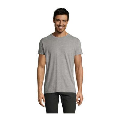 Sol's Graues Melange Slim Fit T-Shirt - Rundhals Sol's Graues Melange Slim Fit T-Shirt - Rundhals