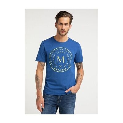 Mustang T-Shirt Alex Print Eu S Male Mustang T-Shirt Alex Print Eu S Male