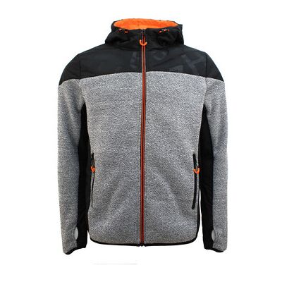 Degre Celsius Cooper Hybrid Fleece Jacke - Grau - Herren 2XL Degre Celsius Cooper Hybrid Fleece Jacke - Grau - Herren 2XL
