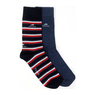 Fluchos Socken Ca0009 Navy_red Einheitsgrösse Male Fluchos Socken Ca0009 Navy_red Einheitsgrösse Male