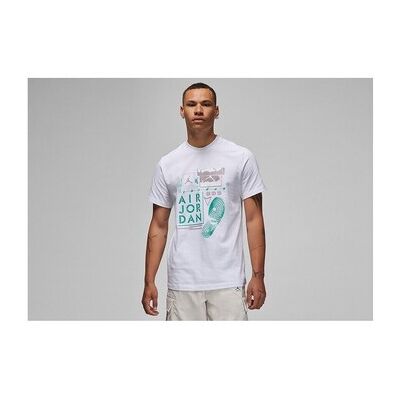 Nike Air Jordan Graphic Crew - T-Shirt - Weiß Nike Air Jordan Graphic Crew - T-Shirt - Weiß
