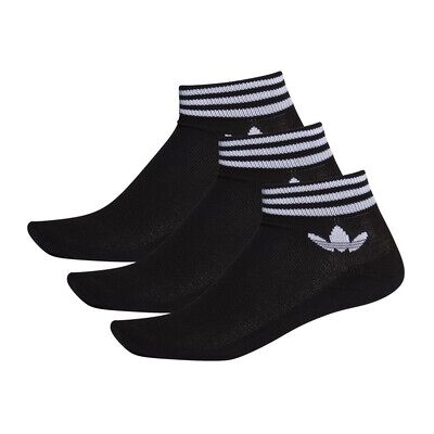 Adidas Originals Trefoil Knöchelsocken 3 Paar - schwarz/weiß (EE1151) Adidas Originals Trefoil Knöchelsocken 3 Paar - schwarz/weiß (EE1151)