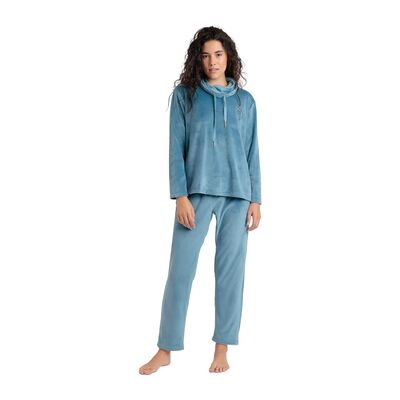 Admas Pyjama-Sets Pyjama Samt Hose Sweatshirt Stehkragen Luxury Velvet Eu Xxl Admas Pyjama-Sets Pyjama Samt Hose Sweatshirt Stehkragen Luxury Velvet Eu Xxl