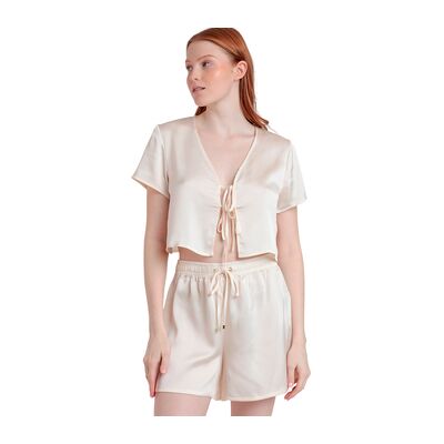 Admas Pyjama-Sets Pyjama Satin Shorts Camisole Zum Binden Sweet Luxe Eu S;Eu M;Eu L Admas Pyjama-Sets Pyjama Satin Shorts Camisole Zum Binden Sweet Luxe Eu S;Eu M;Eu L