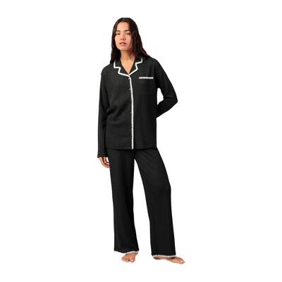 Admas Pyjama-Sets Pyjama Mit Weiter Hose Und Langärmeligem Hemd Stitching Eu L;Eu Xl Admas Pyjama-Sets Pyjama Mit Weiter Hose Und Langärmeligem Hemd Stitching Eu L;Eu Xl