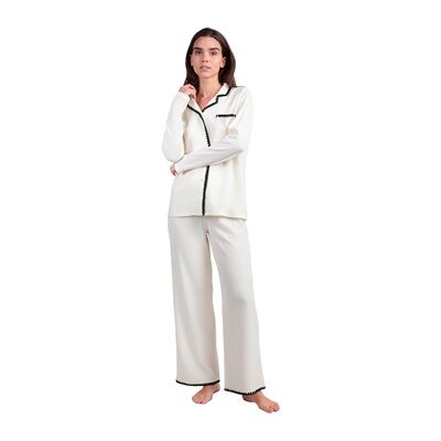 Admas Pyjama-Sets Pyjama Mit Weiter Hose Und Langärmeligem Hemd Stitching Eu S;Eu M;Eu L;Eu Xl Admas Pyjama-Sets Pyjama Mit Weiter Hose Und Langärmeligem Hemd Stitching Eu S;Eu M;Eu L;Eu Xl