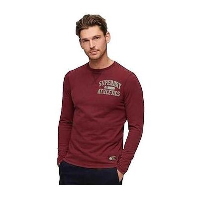 Superdry Langarmshirt T-Shirt Vintage Athletic Bordeaux Eu S;Eu M;Eu L;Eu Xl Male Superdry Langarmshirt T-Shirt Vintage Athletic Bordeaux Eu S;Eu M;Eu L;Eu Xl Male