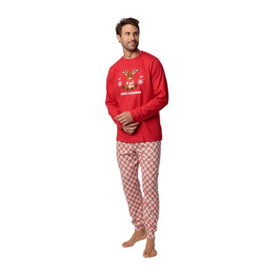 Admas Kleider & Outfits Pyjama Hose Top Langarm Reindeer Eu S;Eu M;Eu L;Eu Xl Male Admas Kleider & Outfits Pyjama Hose Top Langarm Reindeer Eu S;Eu M;Eu L;Eu Xl Male