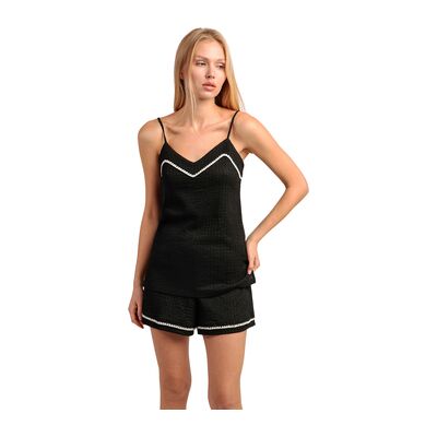 Admas Pyjama-Sets Pyjama Shorts Caraco Stitching Eu M Admas Pyjama-Sets Pyjama Shorts Caraco Stitching Eu M
