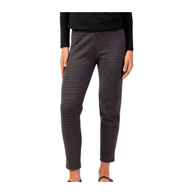 Admas Schmale Hosen Stretch-Hose Mit Hahnentrittmuster Granate Eu S;Eu M;Eu L;Eu Xl Admas Schmale Hosen Stretch-Hose Mit Hahnentrittmuster Granate Eu S;Eu M;Eu L;Eu Xl