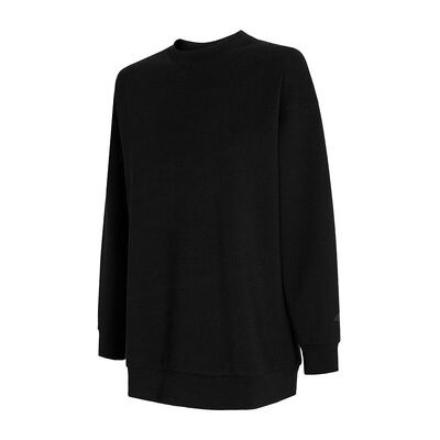 4F Schwarze Damen-Universallangärmelig Sweatshirt 4F Schwarze Damen-Universallangärmelig Sweatshirt