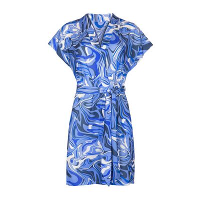 Lisca Kleider Sommerkleid Mit Gürtel Und Kurzen Ärmeln Palma Eu S;Eu M;Eu L;Eu Xl Female Lisca Kleider Sommerkleid Mit Gürtel Und Kurzen Ärmeln Palma Eu S;Eu M;Eu L;Eu Xl Female