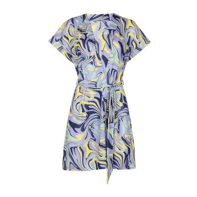 Lisca Kleider Sommerkleid Mit Gürtel Und Kurzen Ärmeln Palma Eu S;Eu M;Eu L;Eu Xl Female Lisca Kleider Sommerkleid Mit Gürtel Und Kurzen Ärmeln Palma Eu S;Eu M;Eu L;Eu Xl Female