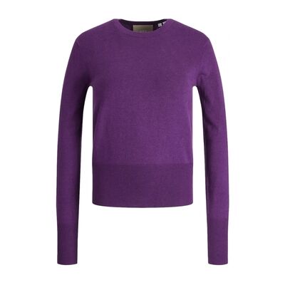 Jjxx Pullover Noos Knit Lara L/s - Açai Eu M;Eu L Female Jjxx Pullover Noos Knit Lara L/s - Açai Eu M;Eu L Female