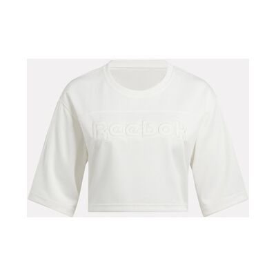 Reebok Damen Team Top Weiß - T-Shirt Reebok Damen Team Top Weiß - T-Shirt