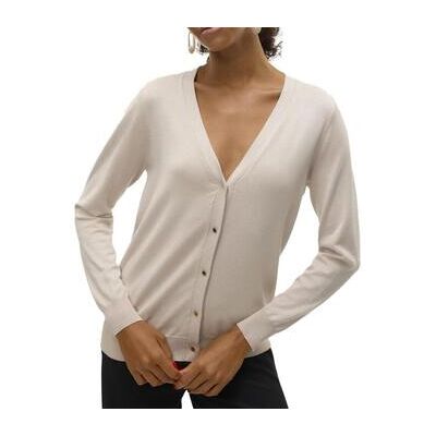 Vero Moda Strickjacken Silje V-Neck Cardigan Moonbeam Eu S Female Vero Moda Strickjacken Silje V-Neck Cardigan Moonbeam Eu S Female