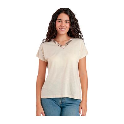 Admas Blusen T-Shirt Mit Kurzen Ärmeln Und V-Ausschnitt Mexico Eu M;Eu L Female Admas Blusen T-Shirt Mit Kurzen Ärmeln Und V-Ausschnitt Mexico Eu M;Eu L Female