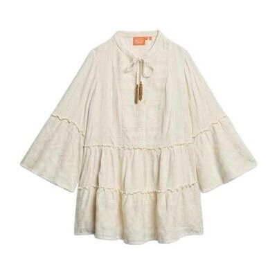 Superdry Kleider Courte Ibiza Tiered Eu S;Eu M;Eu L;Eu Xl;Eu Xs Female Superdry Kleider Courte Ibiza Tiered Eu S;Eu M;Eu L;Eu Xl;Eu Xs Female