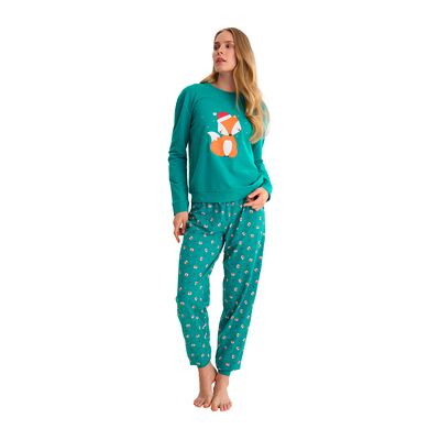 Lisca Sweatshirt Pyjama Hose Jogger Top M Lang Foxy Cheek Eu S;Eu L;Eu Xl Female Lisca Sweatshirt Pyjama Hose Jogger Top M Lang Foxy Cheek Eu S;Eu L;Eu Xl Female
