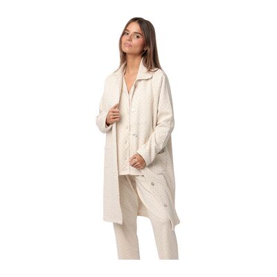 Admas Kleider & Outfits Hausjacke Organic Dots Eu Xxl;Eu L;Eu Xl Female Admas Kleider & Outfits Hausjacke Organic Dots Eu Xxl;Eu L;Eu Xl Female