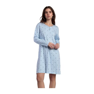 Admas Kurze Kleider Nachthemd Mit Langen Ärmeln Und Rundhalsausschnitt Stripes Eu Xl Female Admas Kurze Kleider Nachthemd Mit Langen Ärmeln Und Rundhalsausschnitt Stripes Eu Xl Female